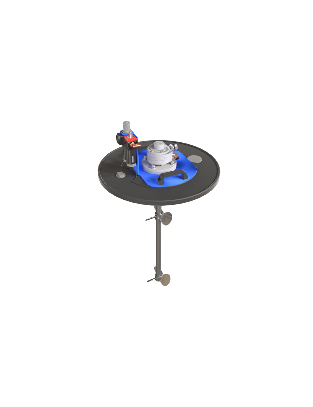 Mixer pneumatic cu tambur MBPP-1000